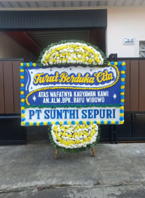 Papan Bunga Duka di Liang Anggang